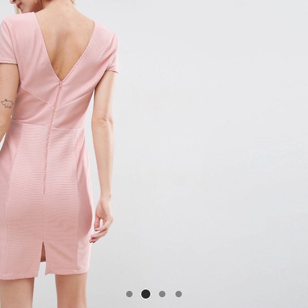ASOS Bodycon Ribbed Dress - Picture 2 of 4